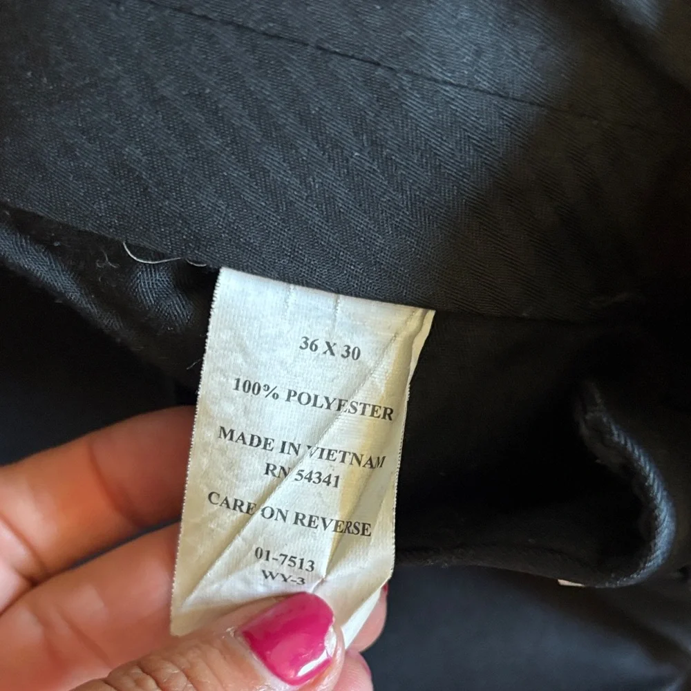 Louis Raphael Tailored Black Trousers